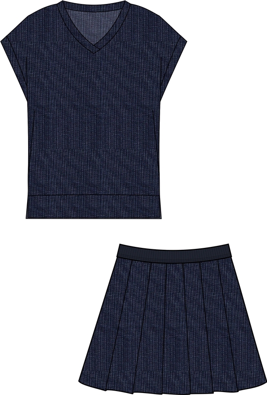 жилет+юбка 2ДЖЮ5707176