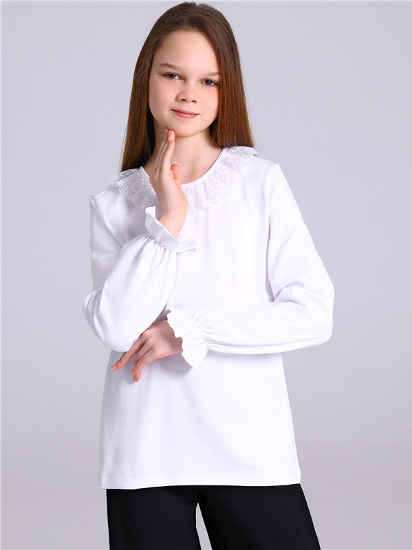 блузка 1ДДБД5060804 белый / - / - / - / - / -