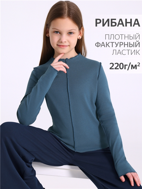 лонгслив 1ДДЛД4501200 темно-голубой325 / - / - / - / - / -