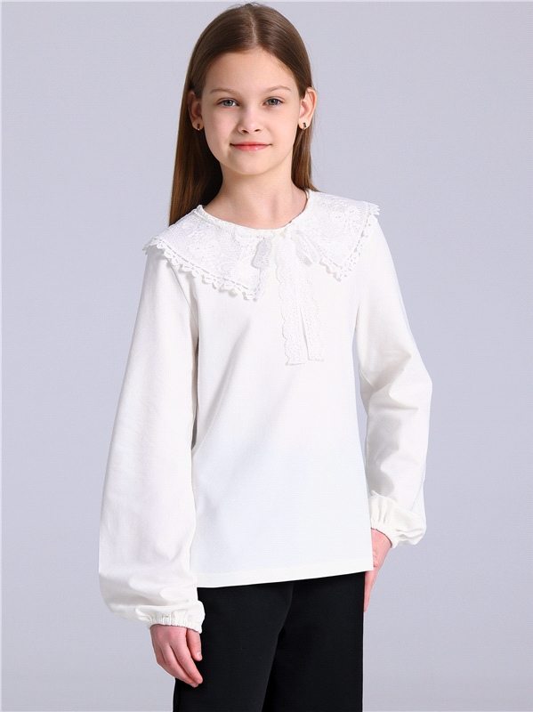 блузка 1ДДБД5092804 сливки1+белый / - / - / - / - / -